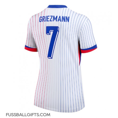 Frankreich Antoine Griezmann #7 Fußballbekleidung Auswärtstrikot Damen EM 2024 Kurzarm